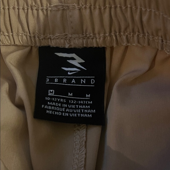 Nike Beige Joggers with White Logo - Picture 4 of 4